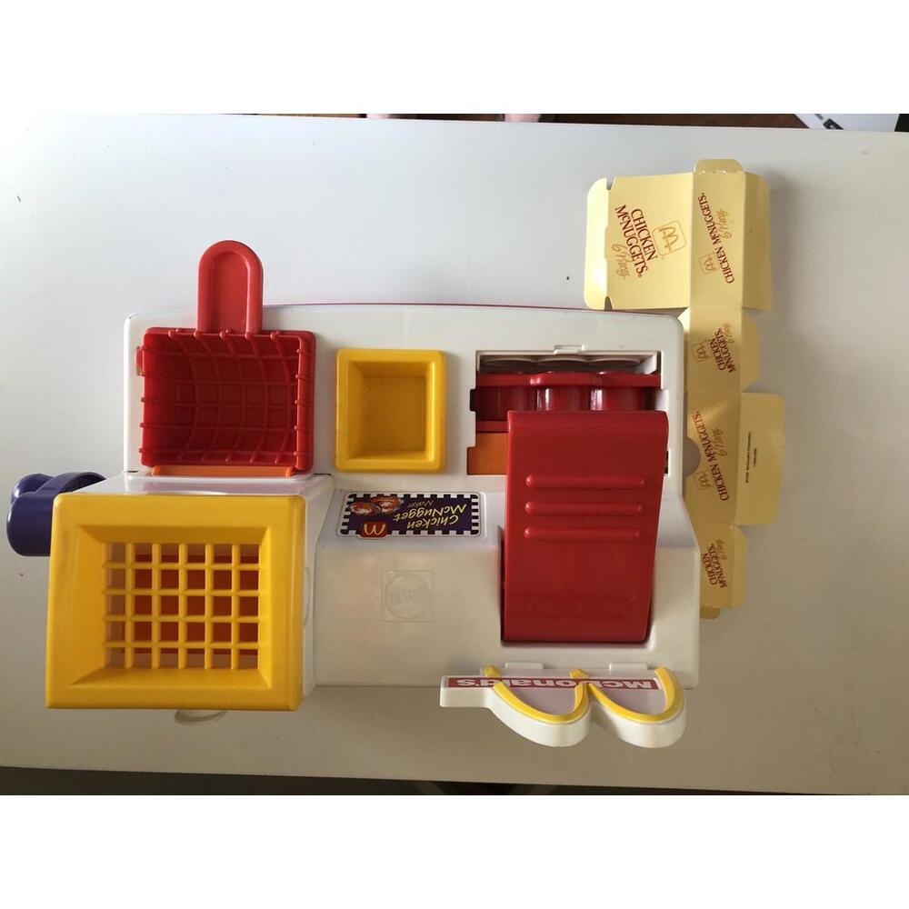 1993 Vintage McDonald's Mattel Lot; Fry, Pie, Nugget, Fountain, Hamburger. - Picture 11 of 15